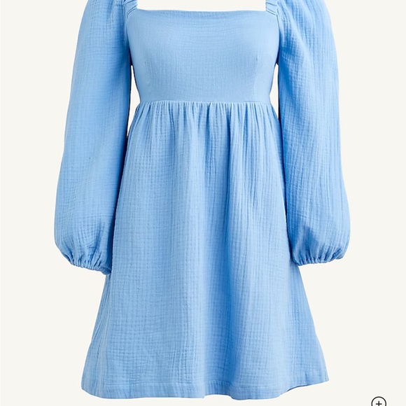 NWOT J. Crew Square Neck Soft Gauze Dress Plus Size XXL - Picture 1 of 16